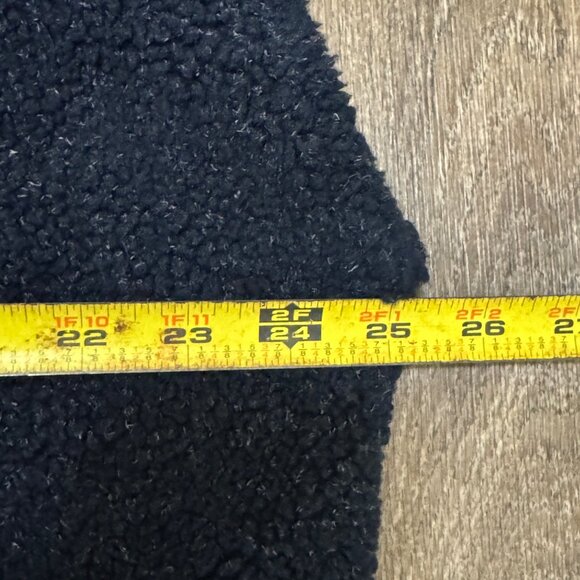 VTG Michigan Wolverines Vest Men's XL Blue Sherpa Embroidered 90s USA Sportswear - Picture 7 of 7